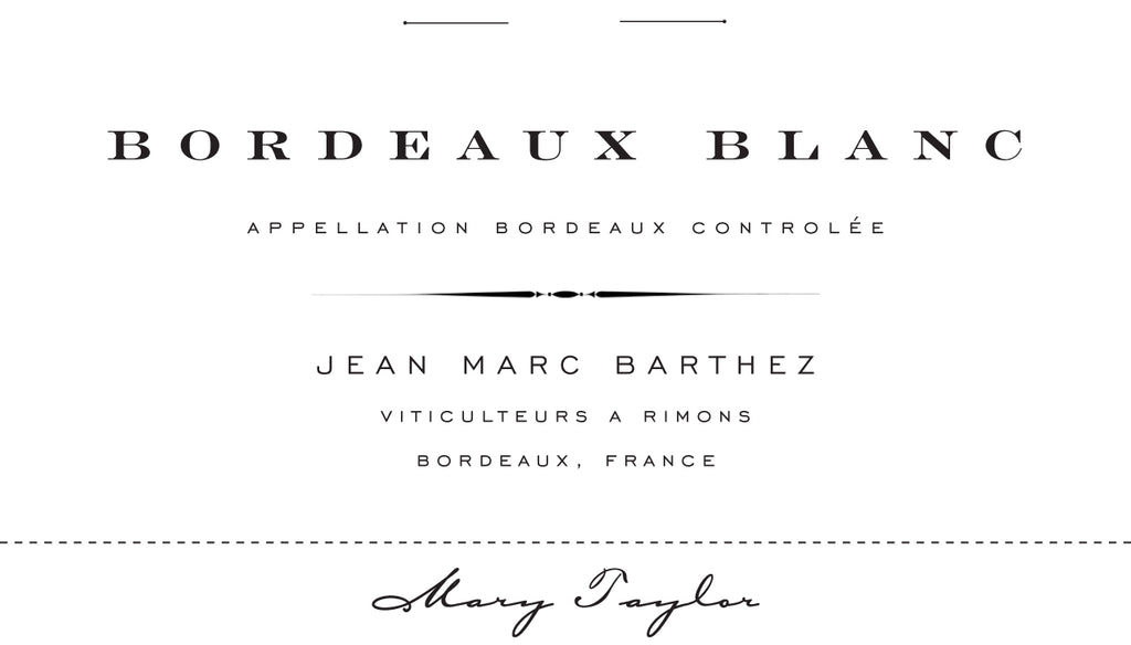 Barthez, – 2022 Jean by Bordeaux Vintage Wine Marc 38 Merchant Blanc