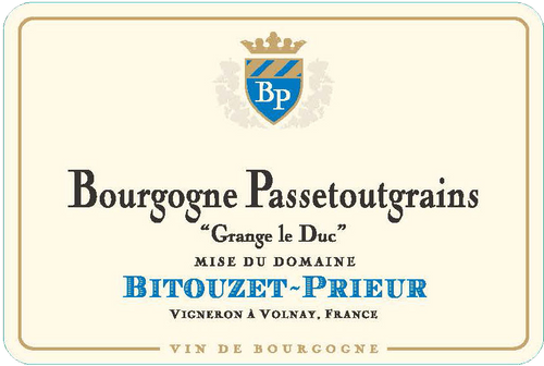 Domaine Bitouzet-Prieur Bourgogne Passetoutgrains 