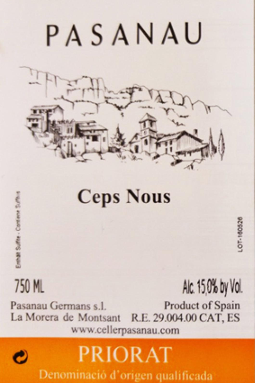 Pasanau Ceps Nous Priorat, 2020