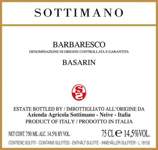 Sottimano Barbaresco Basarin, 2020